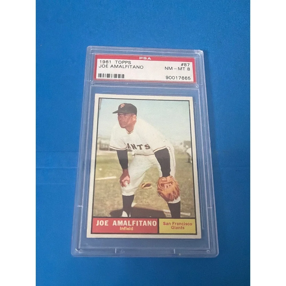 1961 Topps Joe Amalfitano #87 San Francisco Giants PSA 8 NM-MT Baseball Card